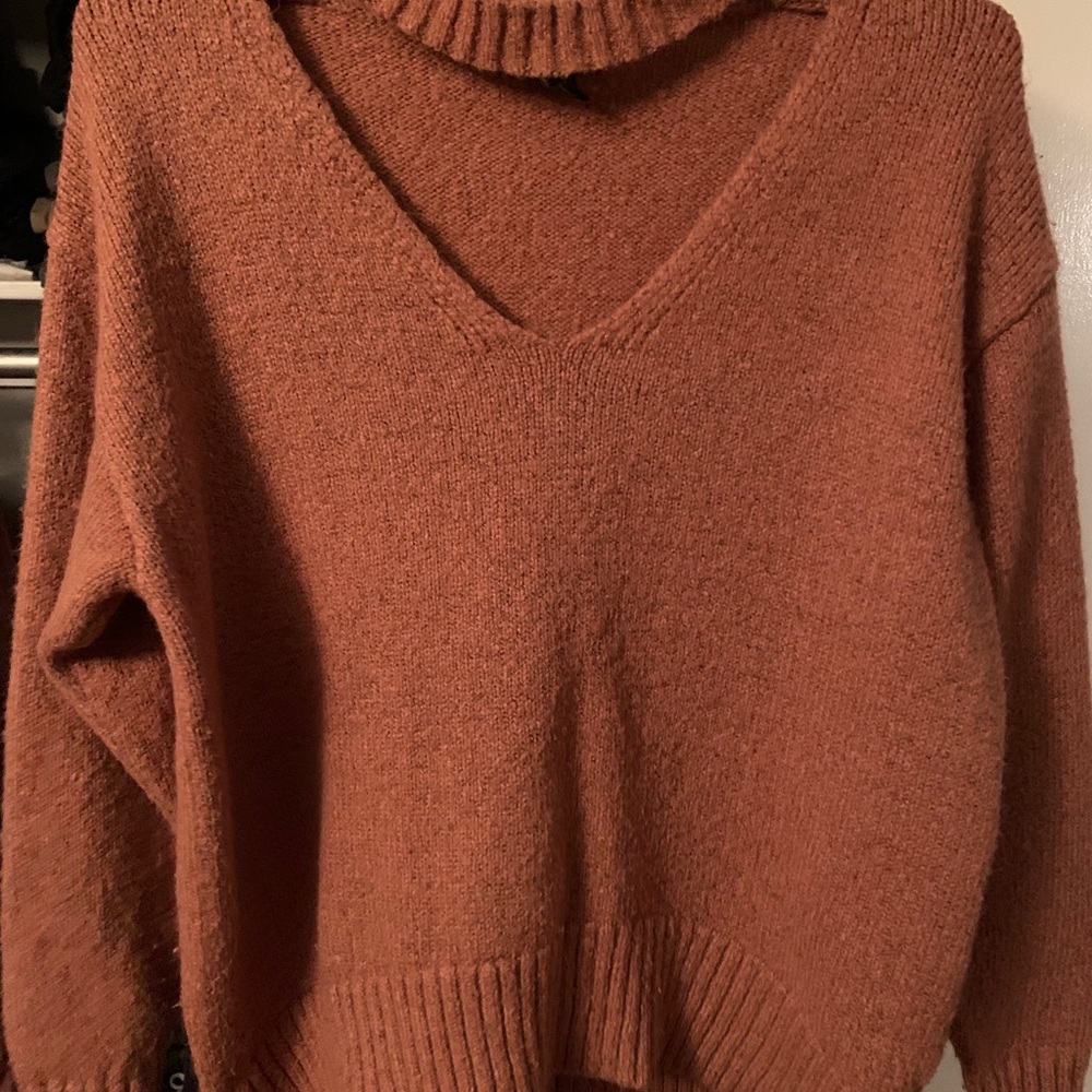 V-neck sweater